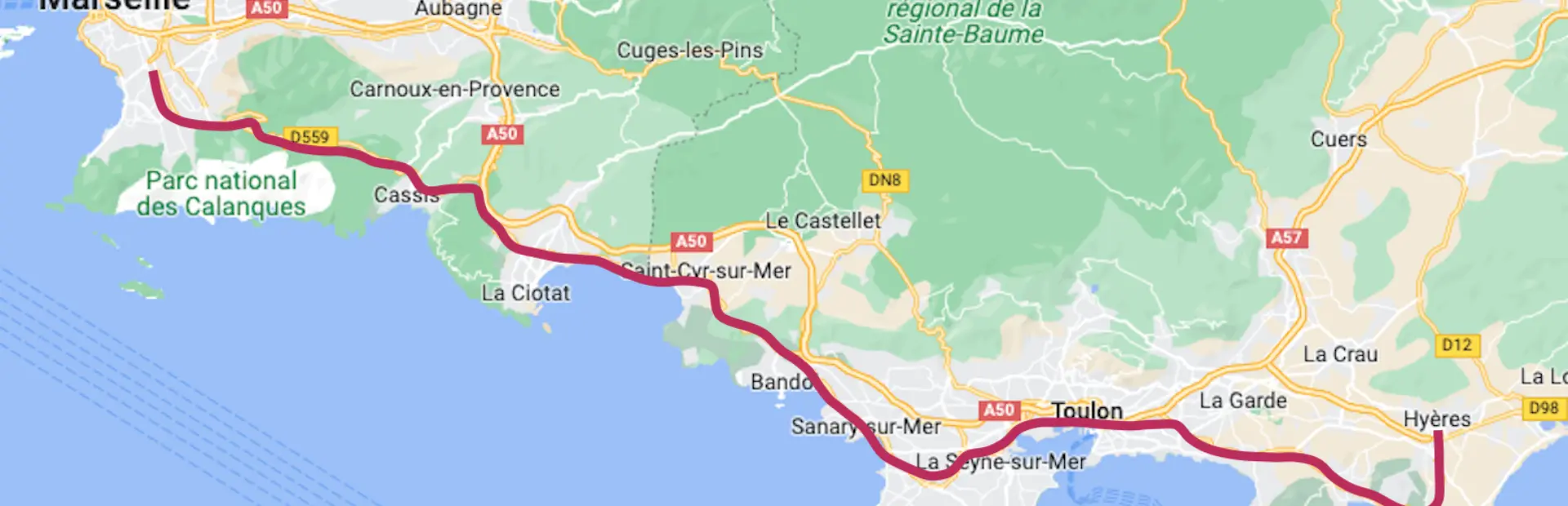 Kaart route